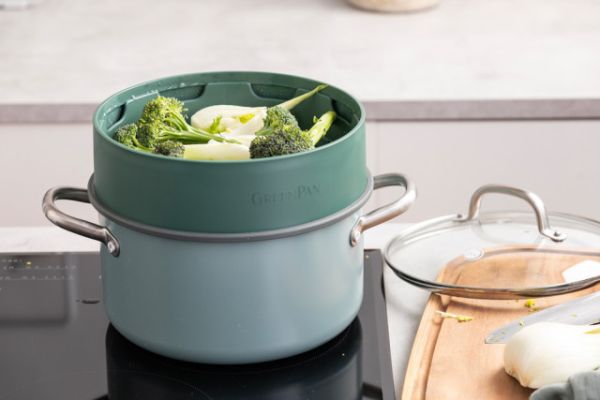 Вставка-пароварка GreenPan Steam 24 см колір зелений (CC006629-001)
